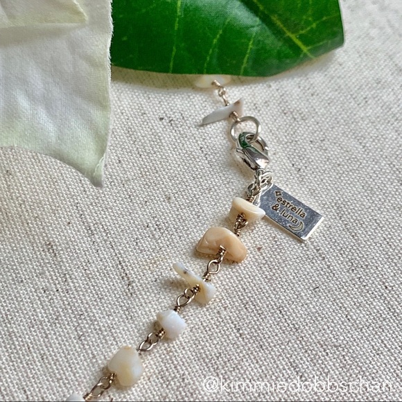 Handmade White Opal Necklace - Picture 4 of 5